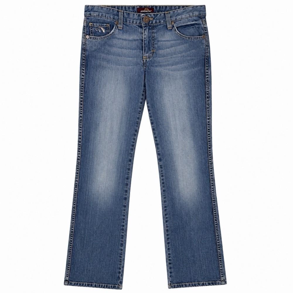 Jordache Womens 28/6 Alexis Sexy Boot Cut Jeans Light Wash Stretch Denim 30x32